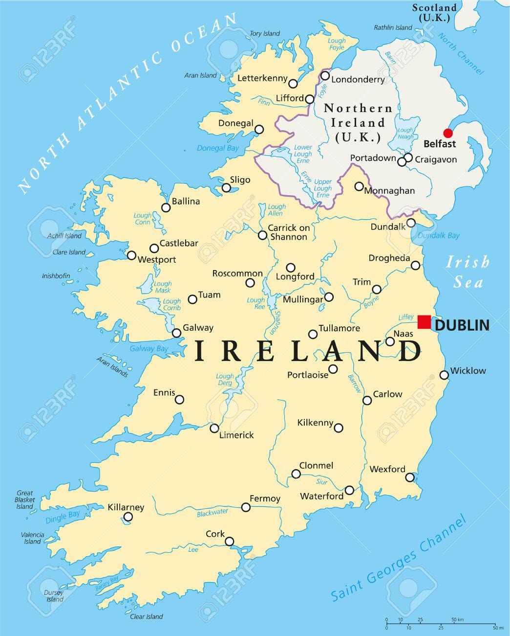 ਡਬ੍ਲਿਨ ireland ਨਕਸ਼ਾ